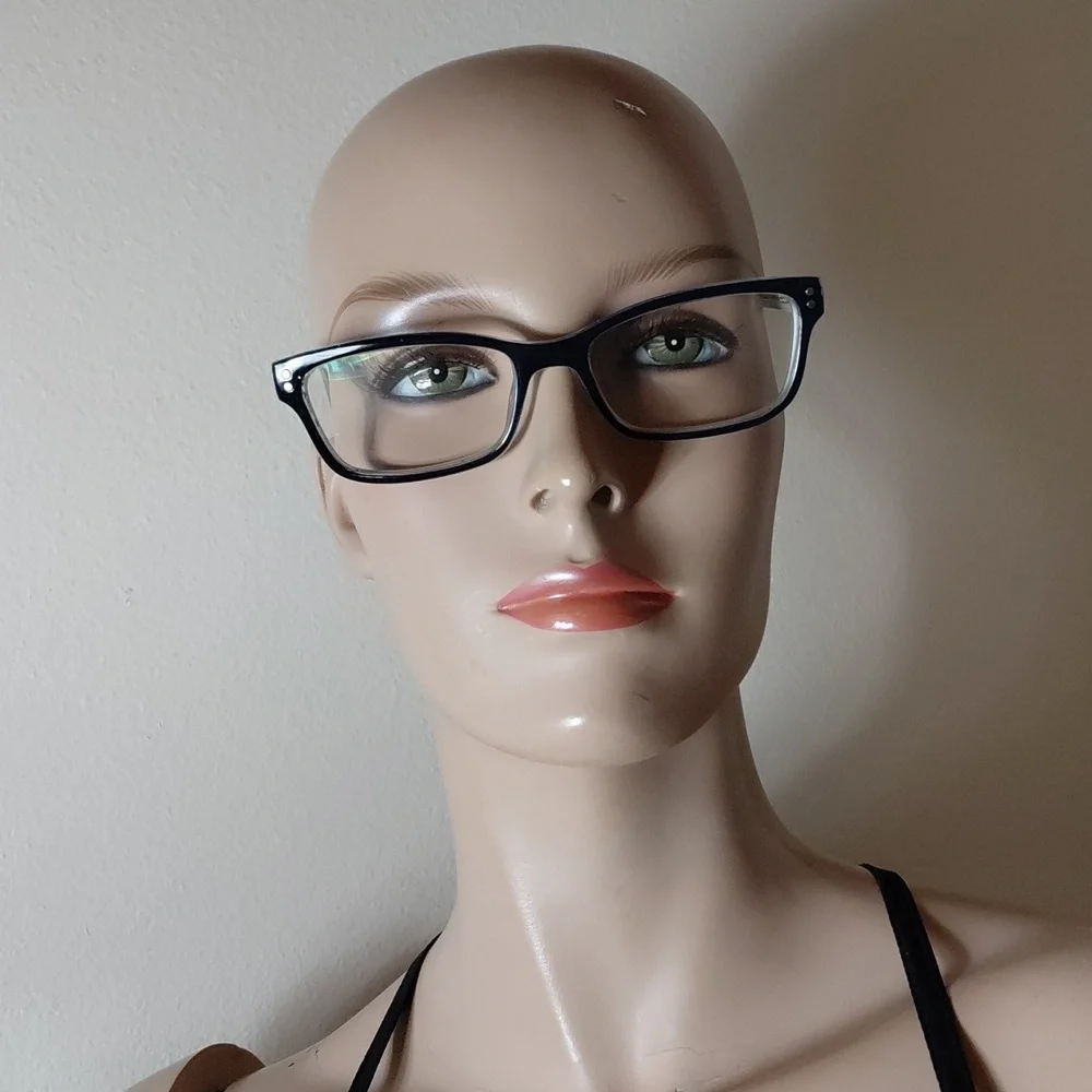 Square Frame Thin Black Border Prescription Glasses - Picture 5 of 8